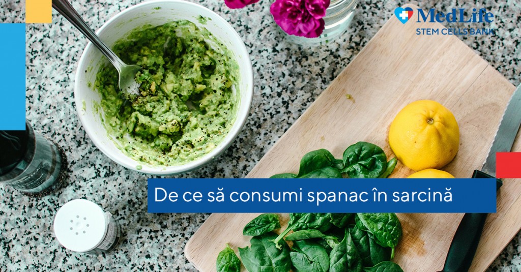 Spanacul în sarcină